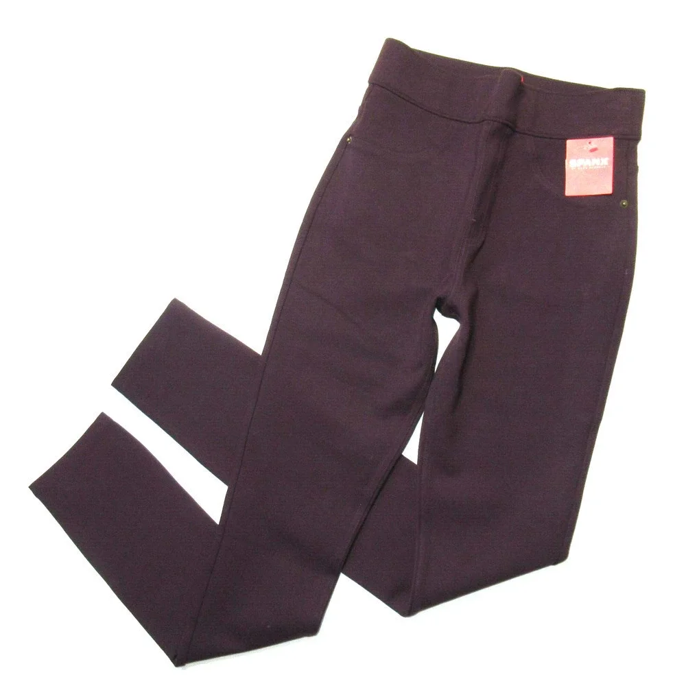 NWT SPANX 20214 Tall Ponte Ankle Leggings in Brandywine 4-Pocket XS x 29